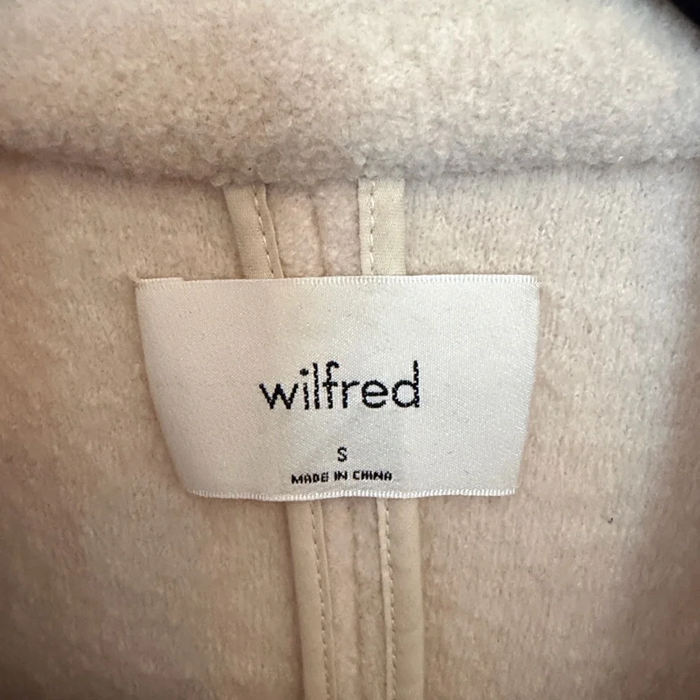 Aritzia Wilfred cream Pea Coat, GUC, Sz S, - Picture 3 of 12